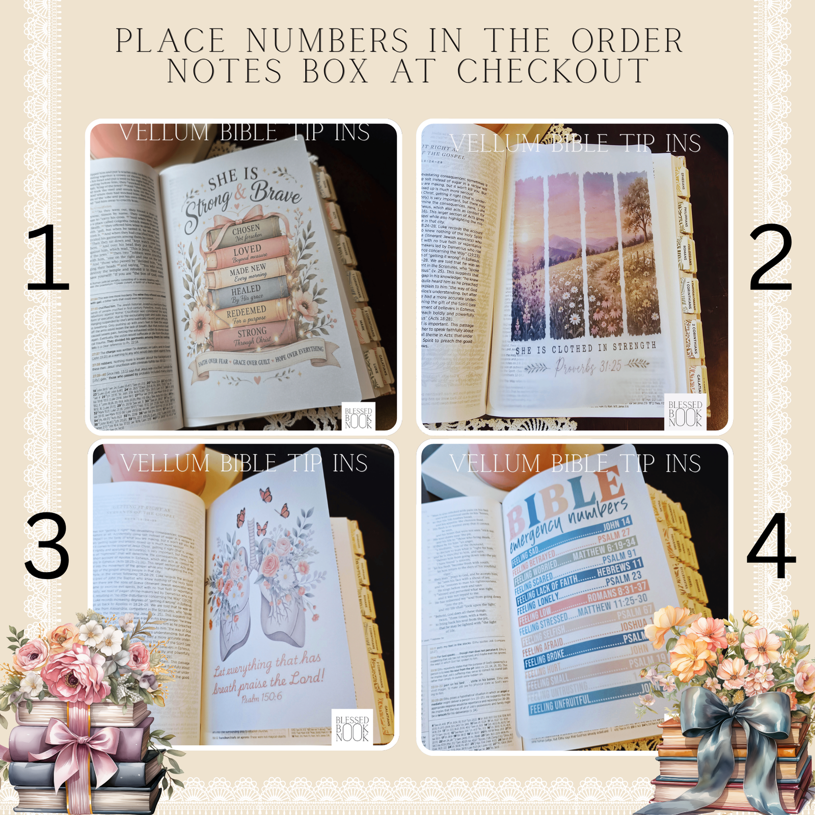 Vellum Bible Tip Ins BUNDLES - Image 2