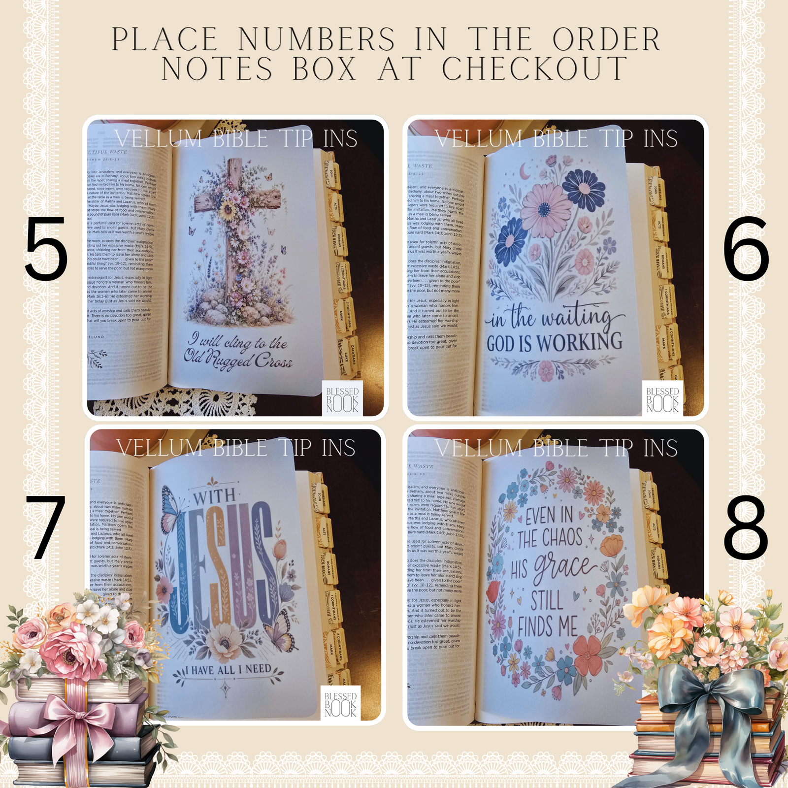 Vellum Bible Tip Ins BUNDLES - Image 3