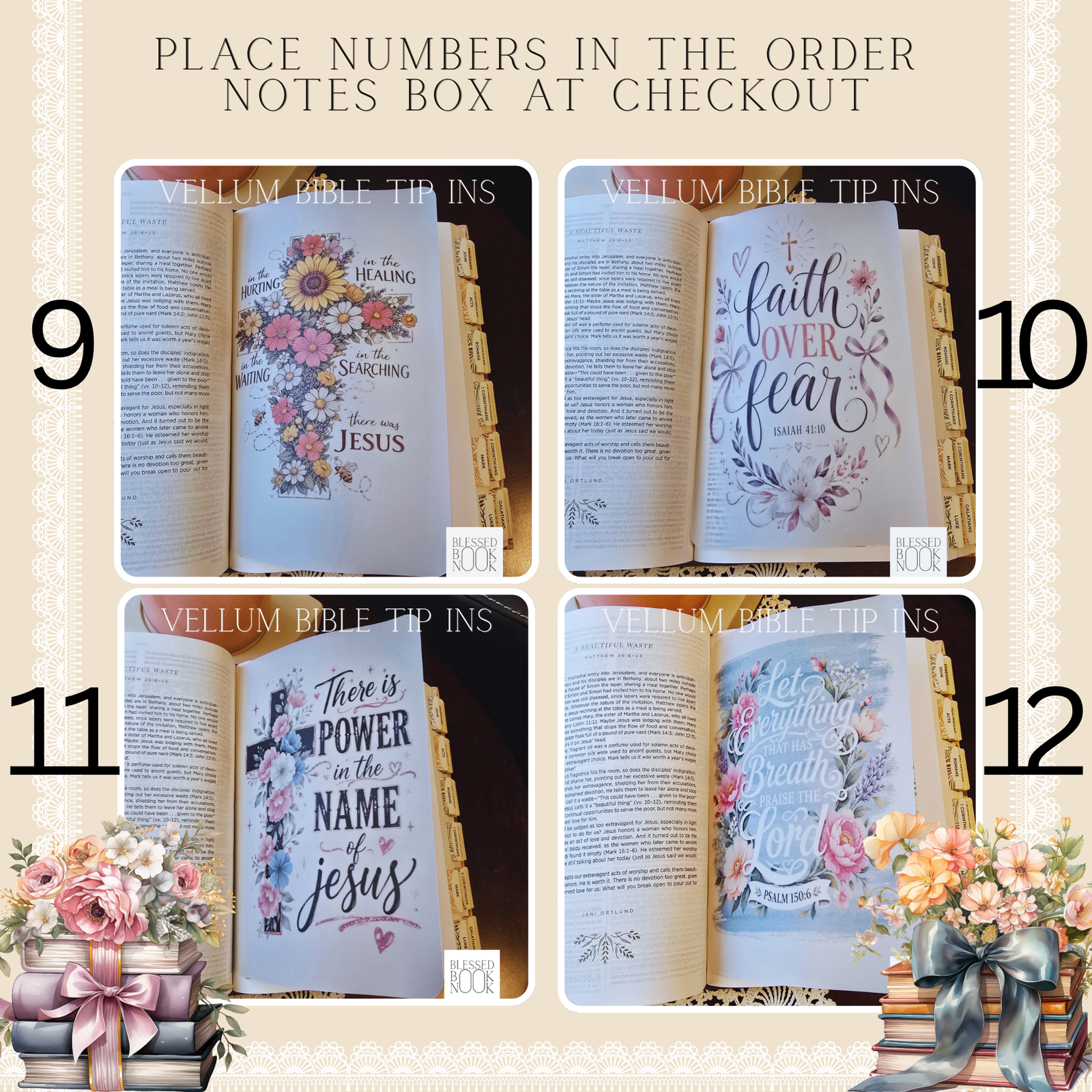 Vellum Bible Tip Ins BUNDLES - Image 4
