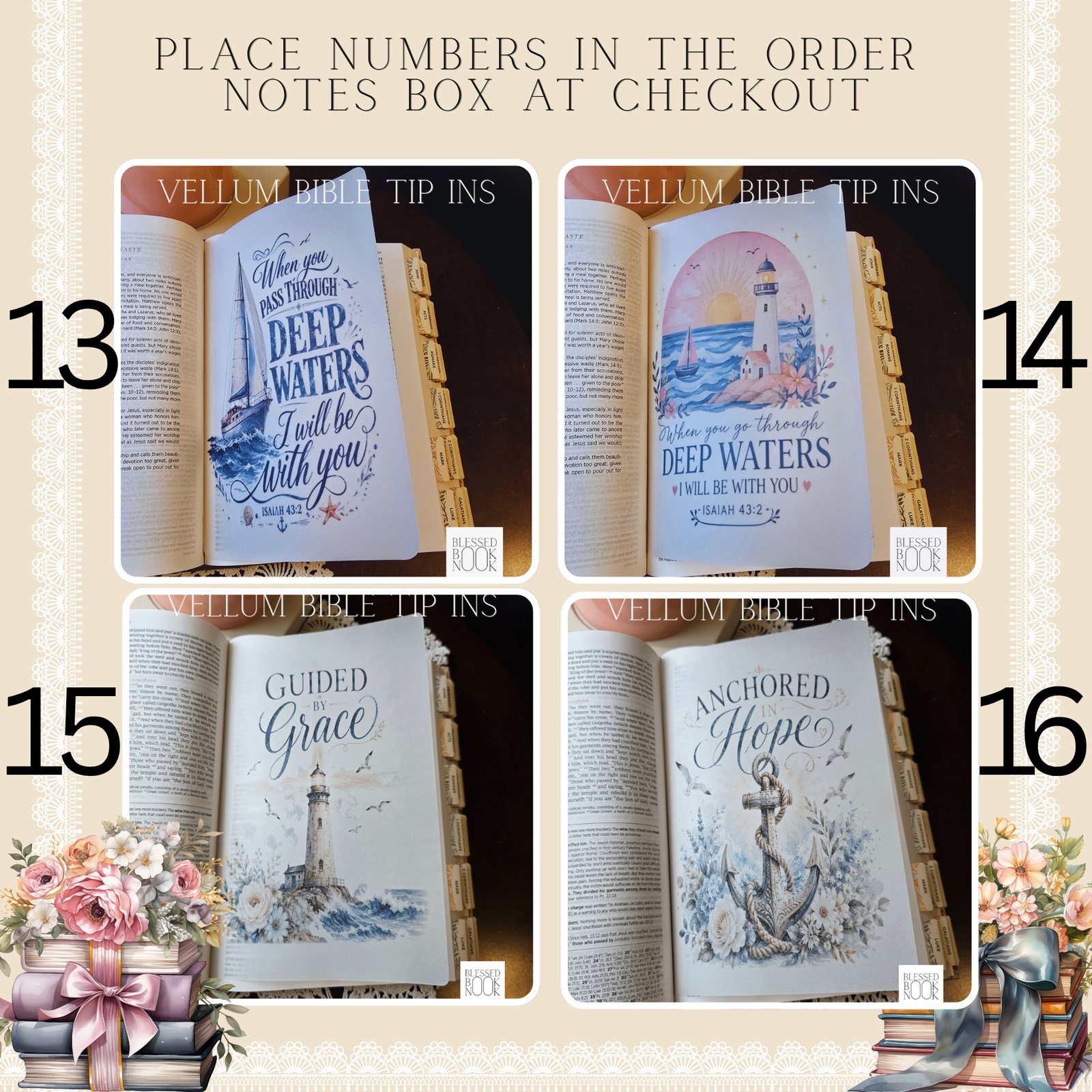 Vellum Bible Tip Ins BUNDLES - Image 5