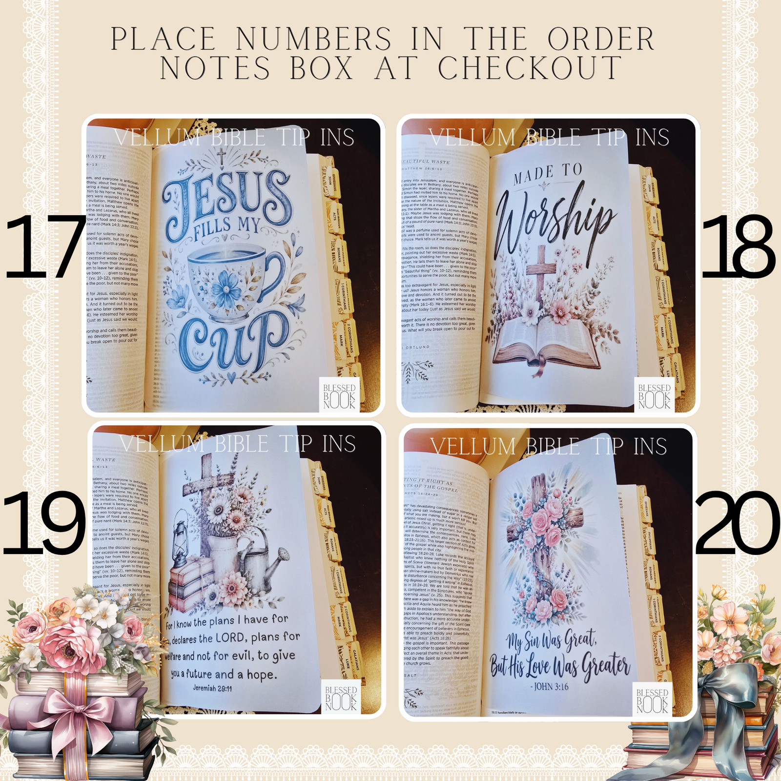 Vellum Bible Tip Ins BUNDLES - Image 6