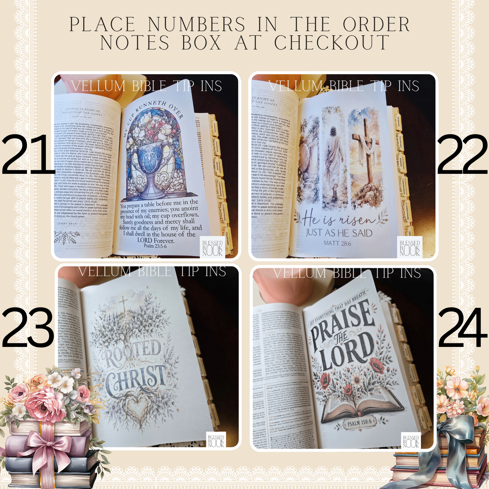 Vellum Bible Tip Ins BUNDLES - Image 7