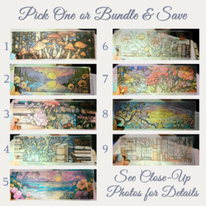 Stained Glass Style Bookmarks