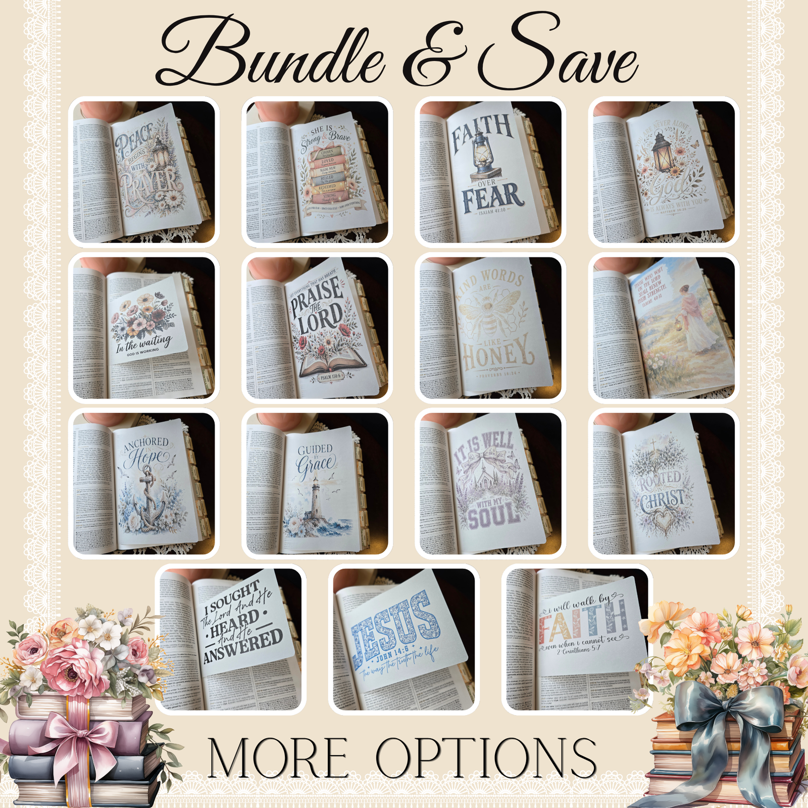 Vellum Bible Tip Ins BUNDLES