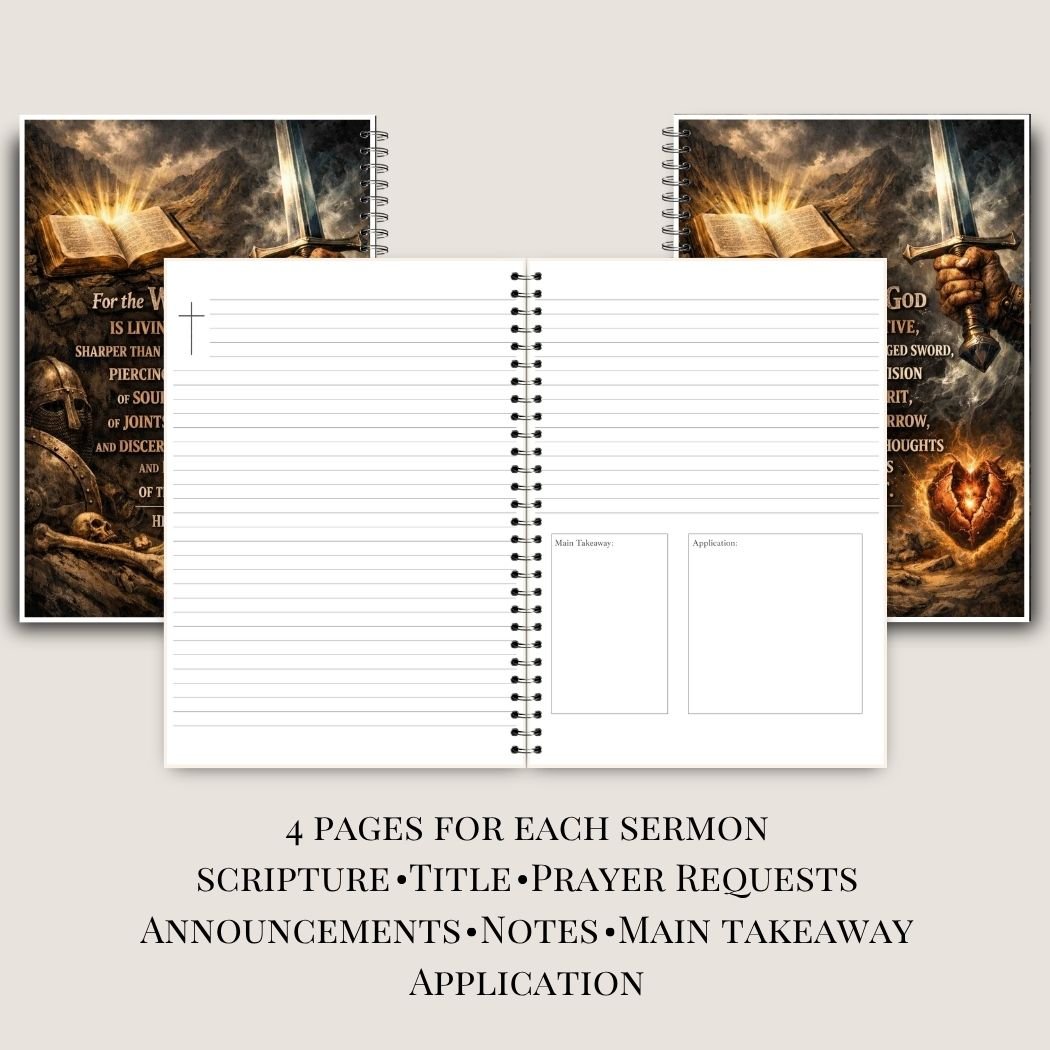 Hebrews 4:12 Sermon Notebook - Image 3