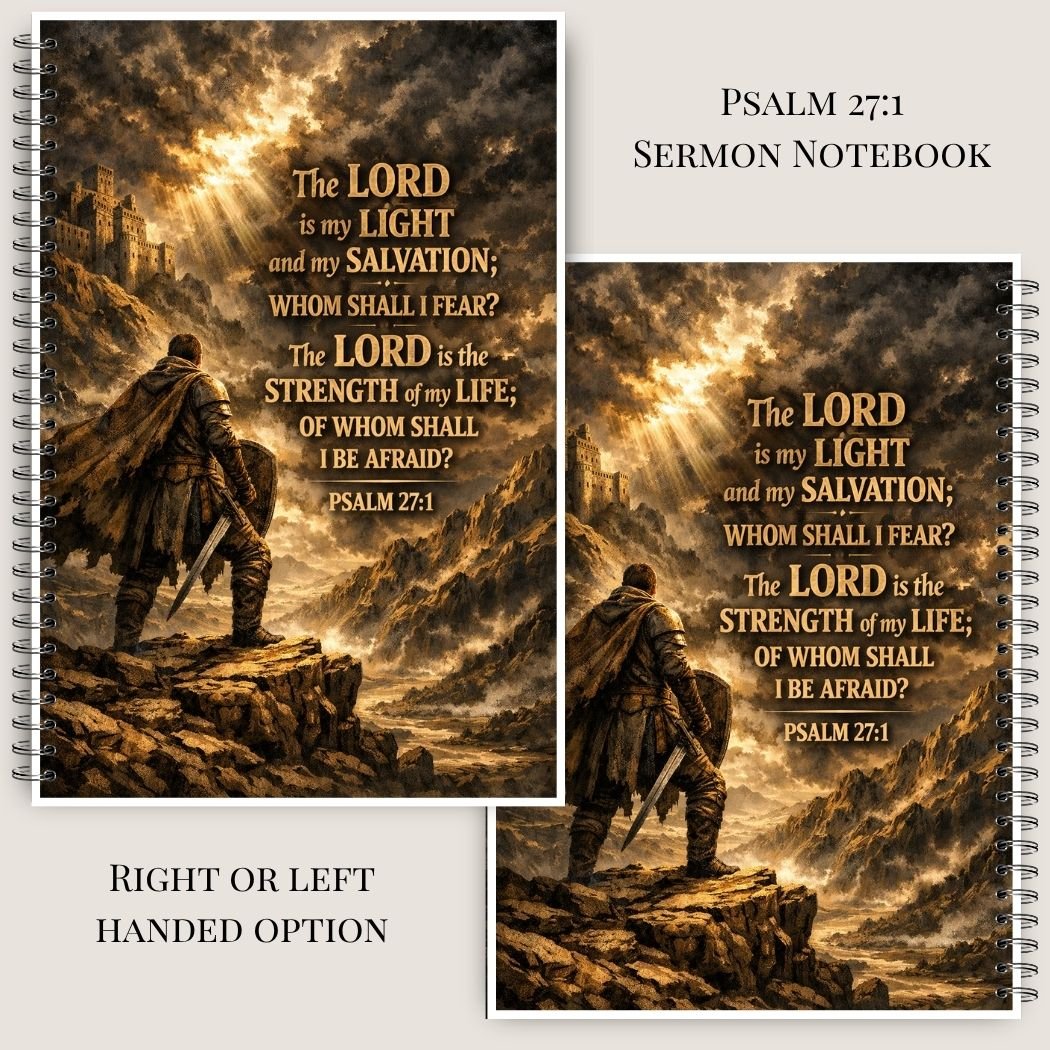Psalm 27:1 Sermon Notebook for Men