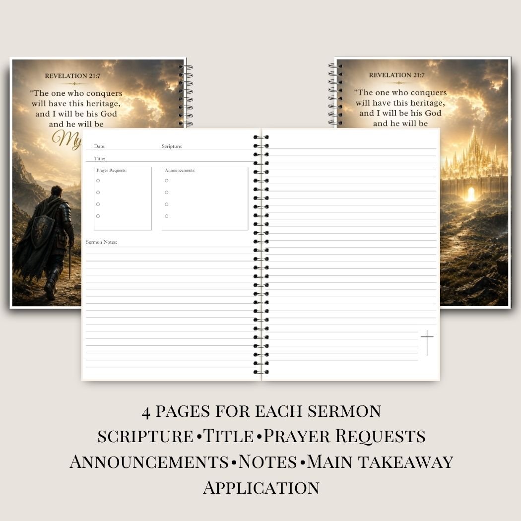 Revelation 21:7 Sermon Notebook for Men - Image 2