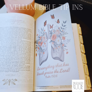 Praise the Lord Vellum Bible Tip In