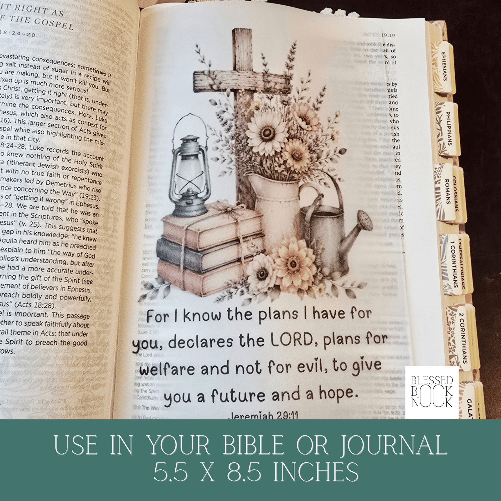 Future & Hope Vellum Bible Tip In - Image 2