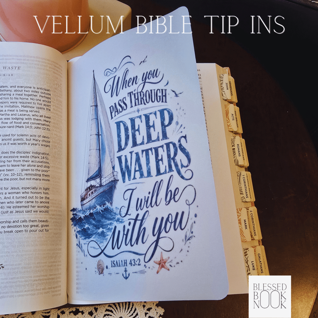 Deep Waters – Script Vellum Bible Tip In