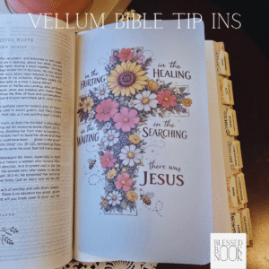 There Was Jesus Vellum Bible Tip In