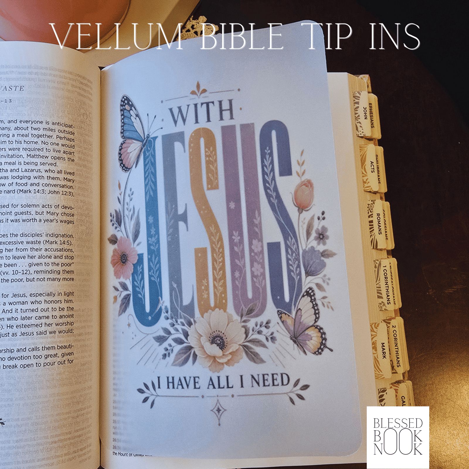 All I Need Vellum Bible Tip In