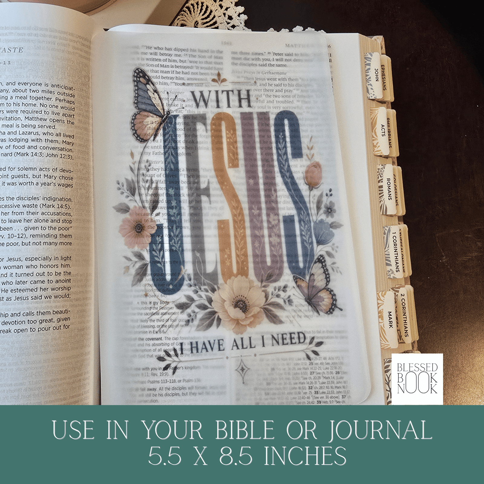 All I Need Vellum Bible Tip In - Image 2