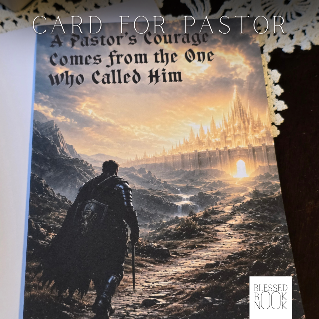Pastor Appreciation Greeting Card- Courageous