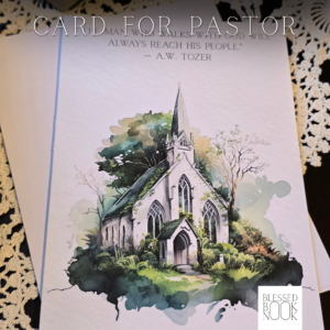 Pastor Appreciation Greeting Card- Walk With God