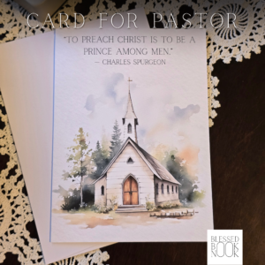 Pastor Appreciation Greeting Card- Prince Among Men