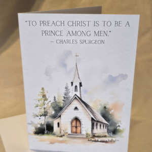 Pastor Appreciation Greeting Card- Prince Among Men