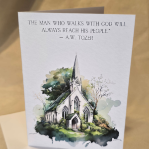 Pastor Appreciation Greeting Card- Walk With God
