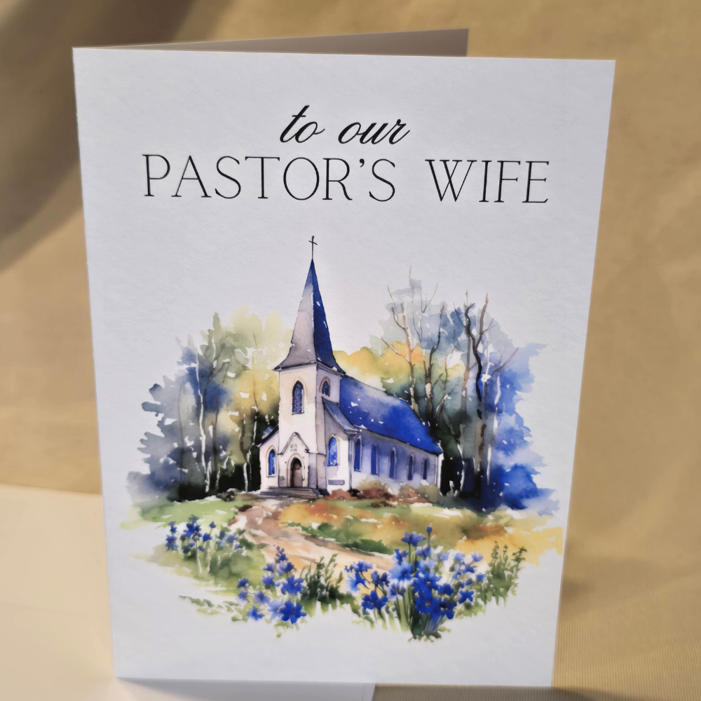 Pastor’s Wife Greeting Card | Christian Encouragement Card for Pastor’s Wife (BF203)